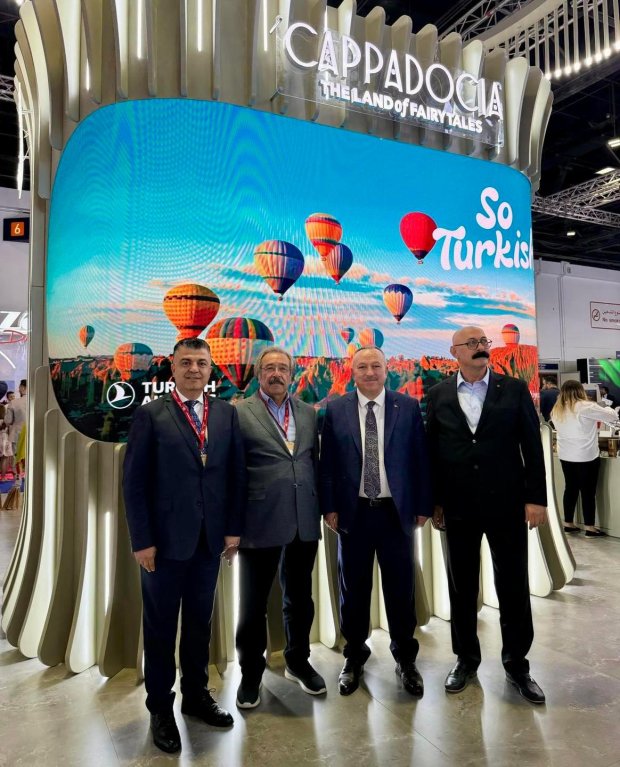 Belediye Başkanımız Sayın Mustafa Kenan Sarıtaş ilçemizin tarihi zenginliklerini, kültürel değerlerini ve el sanatlarını tanıtmak üzere ATM Dubai 2025 Fuarı'na katılım sağladı.