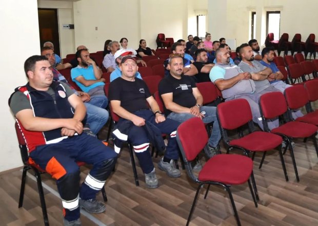 İş Sağlığı Güvenliği ve Afat ile Mücadele Eğitimi Verildi