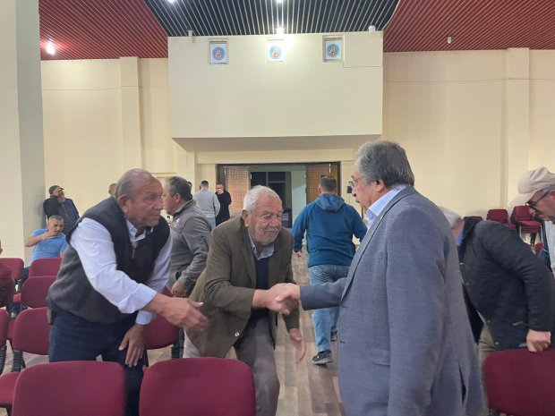 Köybağı Kapalı Sistem Sulama Derneği Toplantısı Gerçekleştirildi