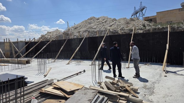 1800 TON KAPASİTELİ YENİ SU DEPOMUZUN İNŞAATI HIZLA DEVAM EDİYOR