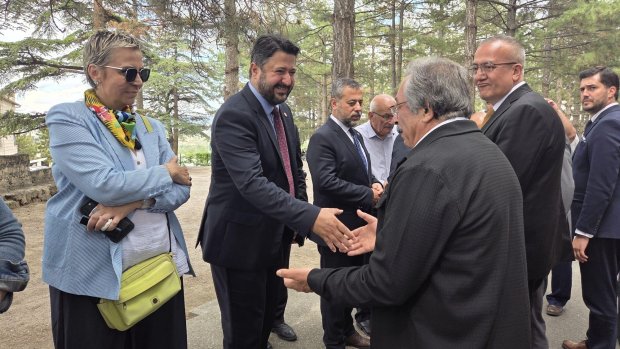 KÜLTÜR VE TURİZM BAKANIMIZ SAYIN MEHMET NURİ ERSOY MUSTAFAPAŞA’DA ZİYARET VE TEMASLARDA BULUNDU