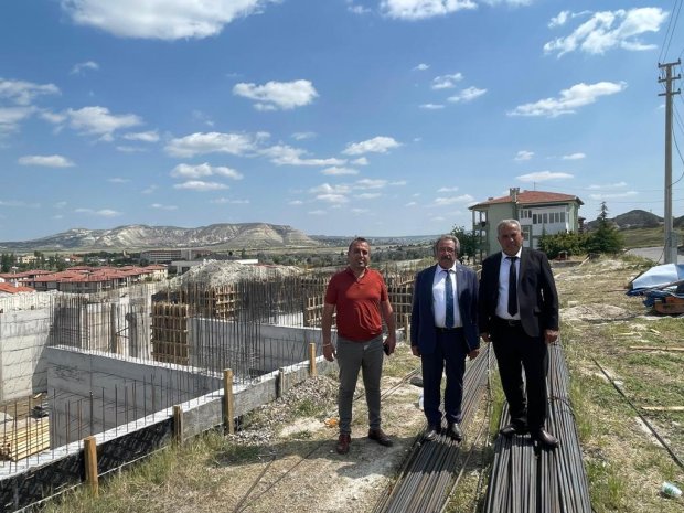 Belediye Başkanımız Sayın Mustafa Kenan Sarıtaş, Avanos Kız Mesleki ve Teknik Anadolu Lisesinin inşaat çalışmalarını yerinde inceledi.