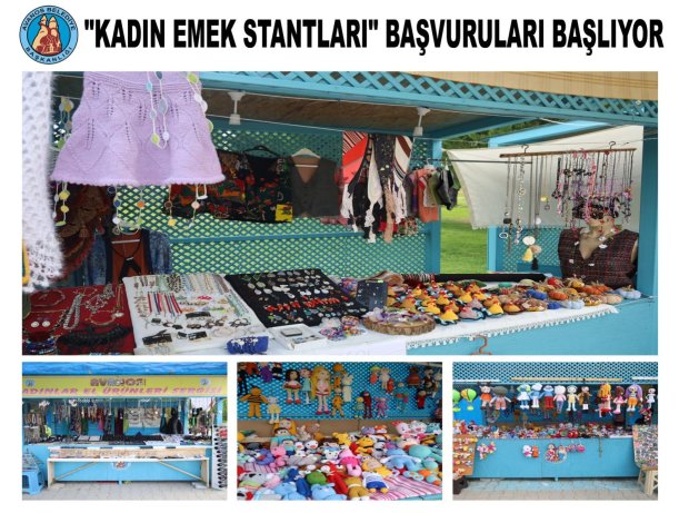 "KADIN EMEK STANTLARI" BAŞVURULARI BAŞLIYOR
