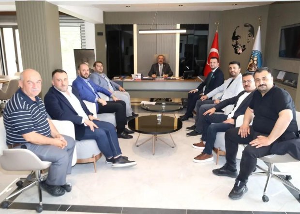 NESİAD Yönetim Kurulu Başkanı Sn. Mustafa Ertaş ve Yönetim Kurulu Üyeleri Başkanımızı Ziyaret Etti