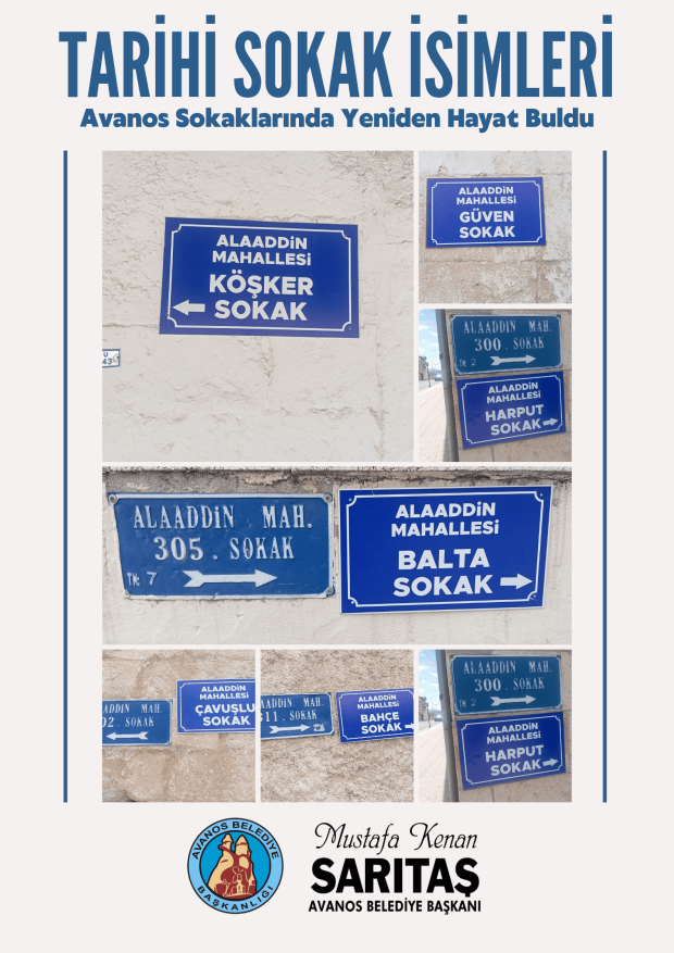 Tarihi Sokak İsimlerimiz Geçmişe Saygı, Geleceğe Mirastır.
