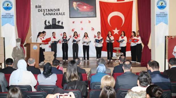 18 Mart Şehitleri Anma Günü ve Çanakkale Deniz Zaferi anma programı düzenlendi.