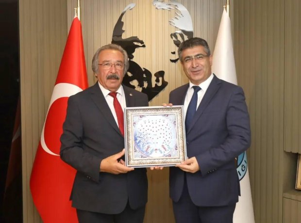 Nevşehir Hacı Bektaş Veli Üniversitesi Rektörü Prof. Dr. Semih Aktekin, Belediye Başkanımızı ziyaret etti.
