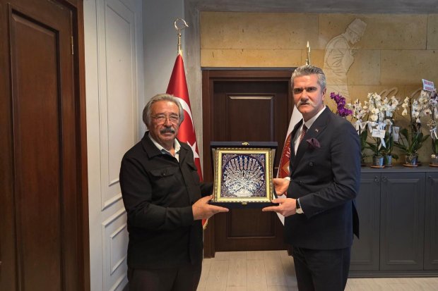 BELEDİYE BAŞKANIMIZ SAYIN MUSTAFA KENAN SARITAŞ’TAN CUMHURİYET BAŞSAVCISI SAYIN ADEM ÇALIŞ’A HAYIRLI OLSUN ZİYARETİ