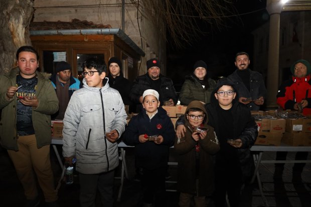 MİRAÇ KANDİLİ’NDE HEMŞEHRİLERİMİZLE GÖNÜL BİRLİĞİ