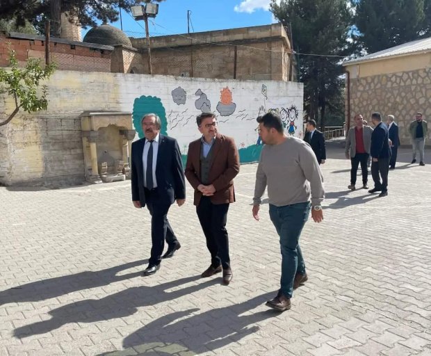 Tarihi Alaaddin Cami’de Restorasyon Çalışması İncelenmesi.