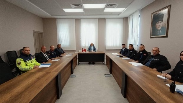 İlçe Trafik Komisyonu Toplantısı Gerçekleştirildi