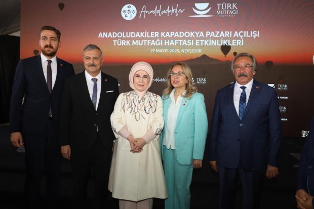 Cumhurbaşkanımız Sayın Recep Tayyip Erdoğan'ın eşi Sayın Emine Erdoğan Hanımefendi ilimize gelerek "Anadoludakiler Kapadokya Pazarı Açılışı ve Türk Mutfağı Haftası Etkinlikleri"ne katıldı.
