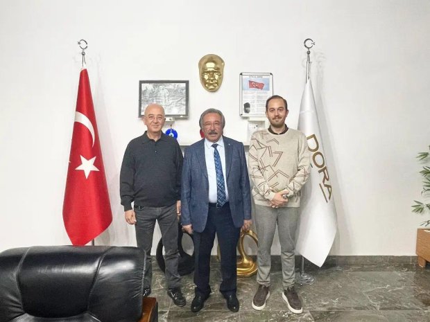 Belediye Başkanımız Mustafa Kenan SARITAŞ, Avanoslu Hemşehrimiz Mustafa TAŞKIN ve oğlu Cemal TAŞKIN' ı ziyaret etti.