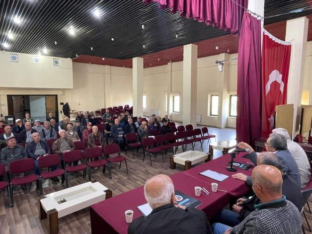 Köybağı Kapalı Sistem Sulama Derneği Toplantısı Gerçekleştirildi
