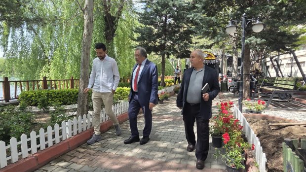 BELEDİYE BAŞKANIMIZ SAHADA İNCELEMELERDE BULUNDU