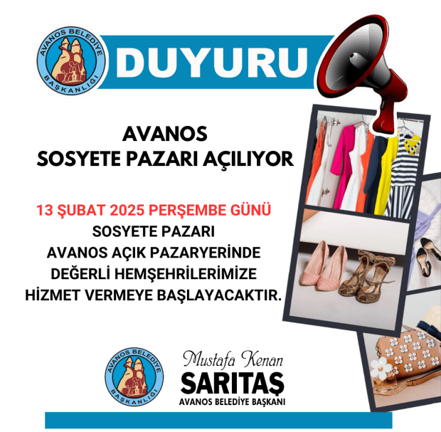 Avanos Sosyete Pazarı Açık Pazar Yerinde Hizmet Vermeye Başlıyor