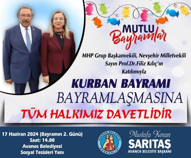 Avanos Belediyesi Bayramlaşma Programı