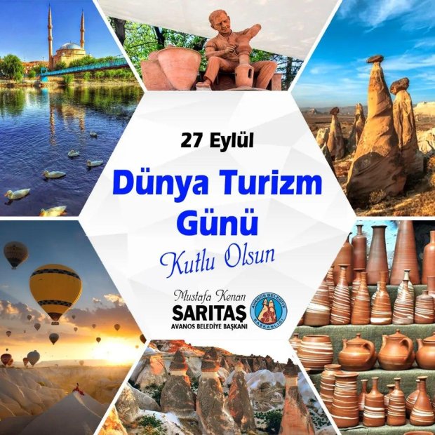 Dünyanın ve ülkemizin en önemli turizm bölgelerinden biri olan Kapadokya'mızın ve tüm turizm çalışanlarımızın 27 Eylül Dünya Turizm Günü kutlu olsun.