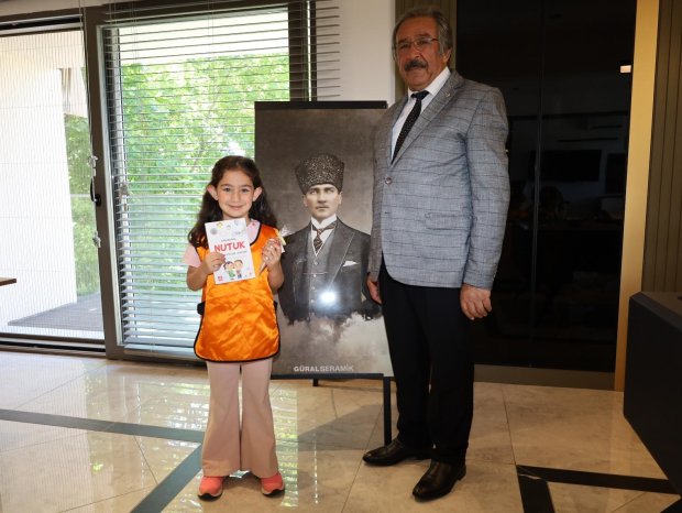 Kapadokya Anaokulu Öğrencileri Belediye Başkanımız Sn. Mustafa Kenan Sarıtaş’ı Ziyaret Etti