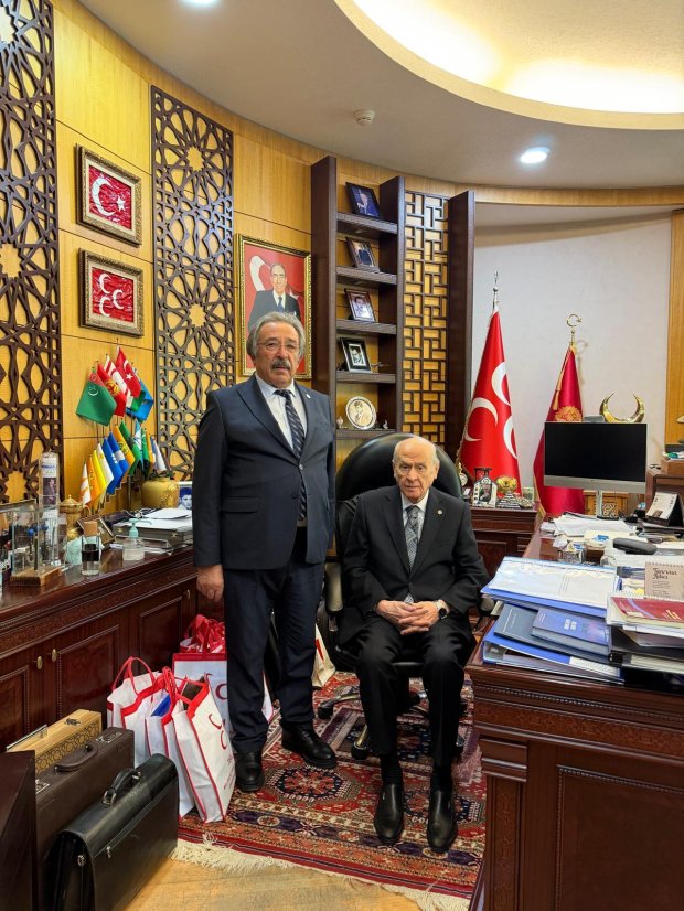 Belediye Başkanımız Sayın Mustafa Kenan Sarıtaş, MHP Genel Başkanı Sayın Devlet Bahçeli’yi ziyaret etti.