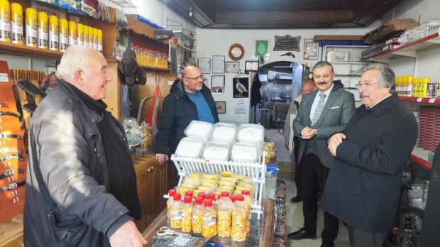 MHP İl Yönetimi ile Esnaf Ziyareti.