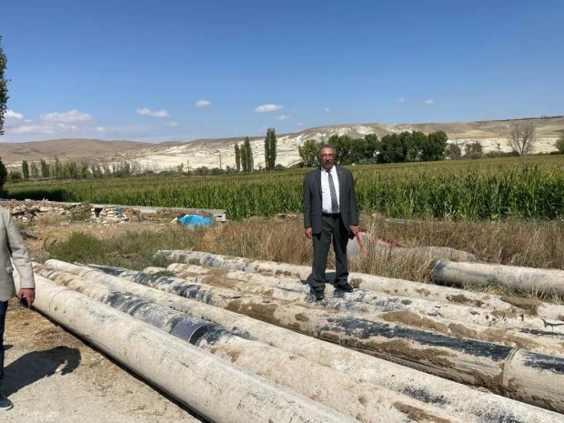Bozca İçme Suyu Ana Boru Hattının Bir Kısmında Yenileme Çalışması Yapıldı