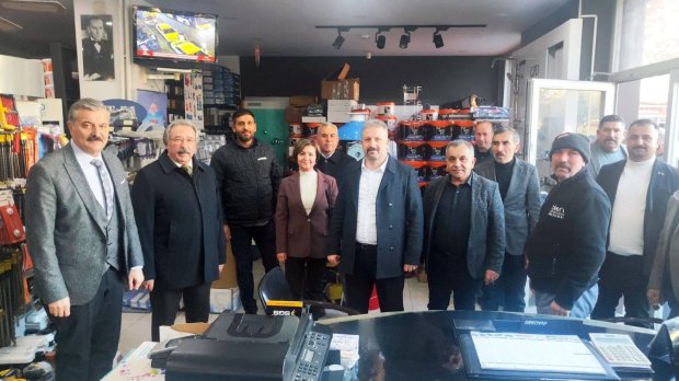 MHP İl Yönetimi ile Esnaf Ziyareti.