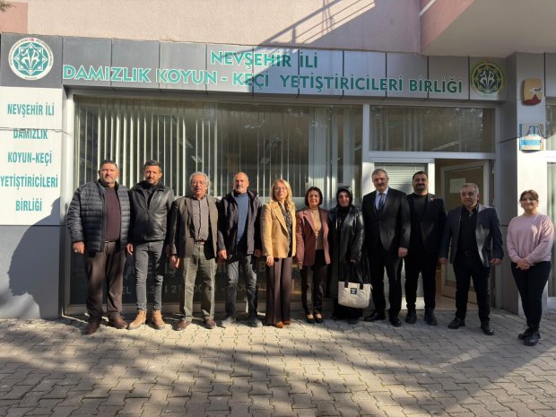 Nevşehir Damızlık Koyun - Keçi Yetiştiricileri Birliği Yönetim Kurulu Başkanı Sayın Suat Soner Güven’i ziyaret.