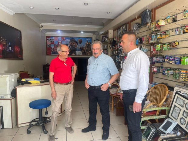 Belediye Başkanımız Sn Mustafa Kenan Sarıtaş, Esnaflarımızı Ziyaret Etti