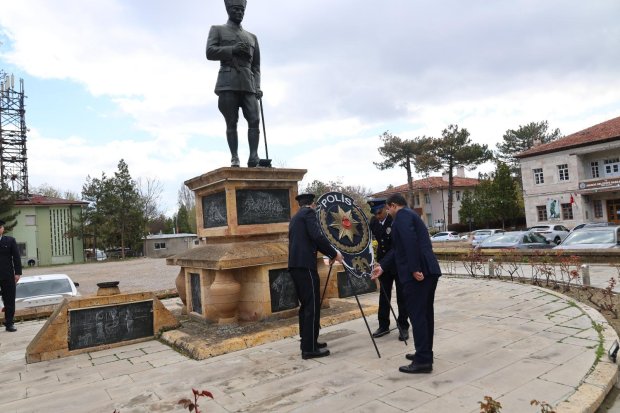 Avanos’ta, Türk Polis Teşkilatı’nın kuruluşunun 181. yıl dönümü ve Polis Haftası dolayısıyla tören düzenlendi.