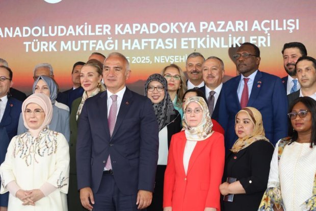 Cumhurbaşkanımız Sayın Recep Tayyip Erdoğan'ın eşi Sayın Emine Erdoğan Hanımefendi ilimize gelerek "Anadoludakiler Kapadokya Pazarı Açılışı ve Türk Mutfağı Haftası Etkinlikleri"ne katıldı.