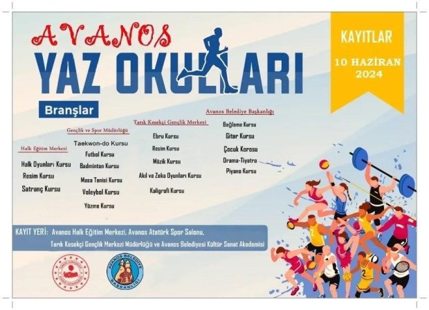 Yaz Kursları Kayıtları Başladı