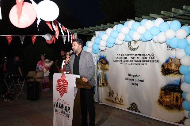 KAYSERİ VAKIFLAR BÖLGE MÜDÜRLÜĞÜ TARAFINDAN AVANOS'TA TOPLU SÜNNET ŞÖLENİ GERÇEKLEŞTİRİLDİ