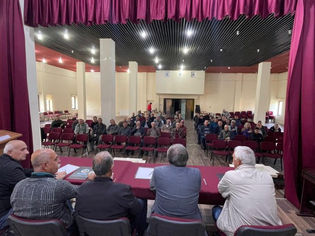 Köybağı Kapalı Sistem Sulama Derneği Toplantısı Gerçekleştirildi