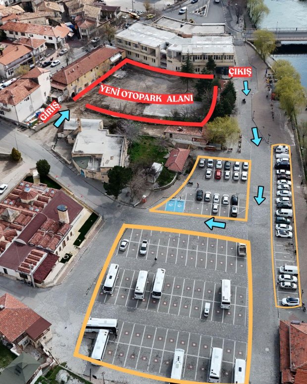 ŞEHİR ESTETİĞİ VE HATALI PARK UYGULAMALARINA YEŞİL DOKUNUŞ, 50 ARAÇLIK YENİ ÜCRETSİZ OTOPARK ALANI HİZMETE SUNULDU