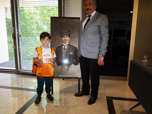 Kapadokya Anaokulu Öğrencileri Belediye Başkanımız Sn. Mustafa Kenan Sarıtaş’ı Ziyaret Etti
