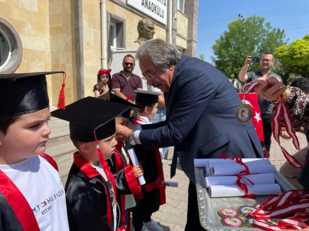 Belediye Başkanımız Sayın Mustafa Kenan Sarıtaş Kapadokya Anaokulu’nun yıl sonu mezuniyet törenine katıldı.