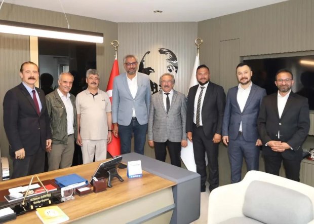Türk Eğitim Sen Nevşehir Şube Başkanı, Belediye Başkanımızı Ziyaret Etti