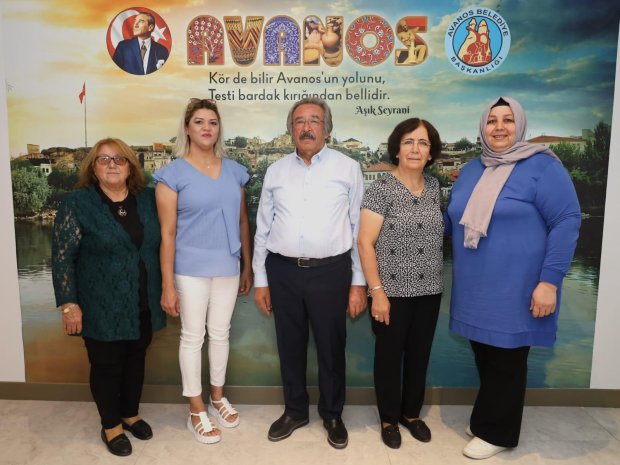 MHP Kadın Kolları Heyeti Belediye Başkanımızı Makamında Ziyaret Etti
