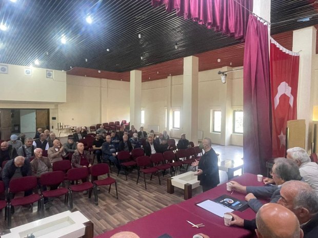 Köybağı Kapalı Sistem Sulama Derneği Toplantısı Gerçekleştirildi