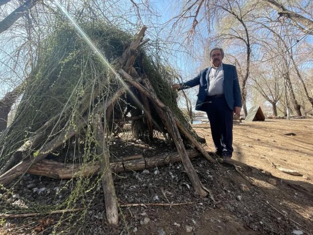 Kazların kuluçka dönemi öncesinde ada da temizlik ve yuva yapım çalışmaları başlatıldı