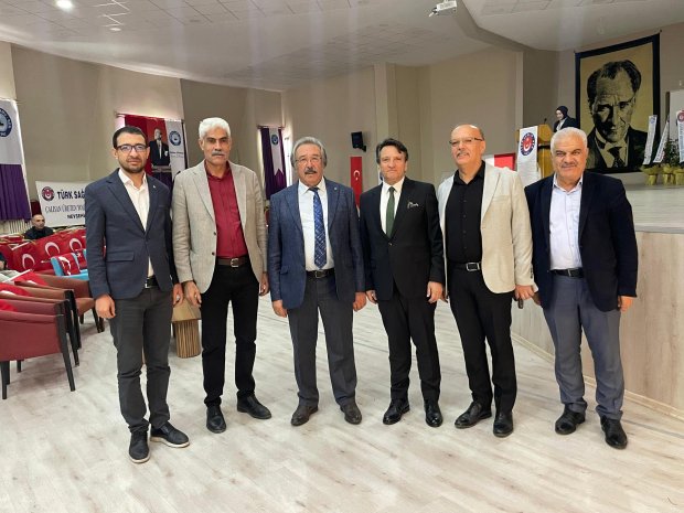 Belediye Başkanımız Sayın Mustafa Kenan Sarıtaş, Türk Sağlık-Sen Türkiye Sağlık ve Sosyal Hizmetleri Kamu Görevlileri Sendikası Nevşehir Şube Başkanlığı’nın 8. Olağan Genel Kuruluna katıldı.