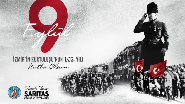 İzmir’in düşman işgalinden kurtuluşunun 102. yılı kutlu olsun.