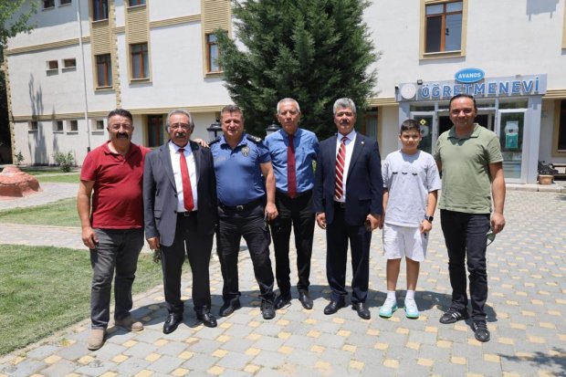 Avanos’ta kurumlar arası resmi bayramlaşma programı gerçekleştirildi
