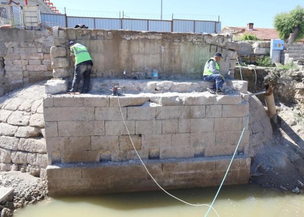 Taş Köprü Restorasyon Süreci Yeniden Başladı