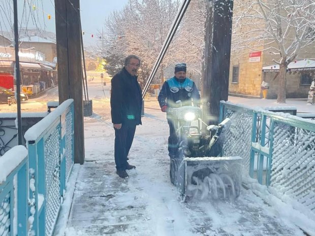 Hemşehrilerimizin ulaşım güvenliği için tüm ekiplerimizle sahadayız.