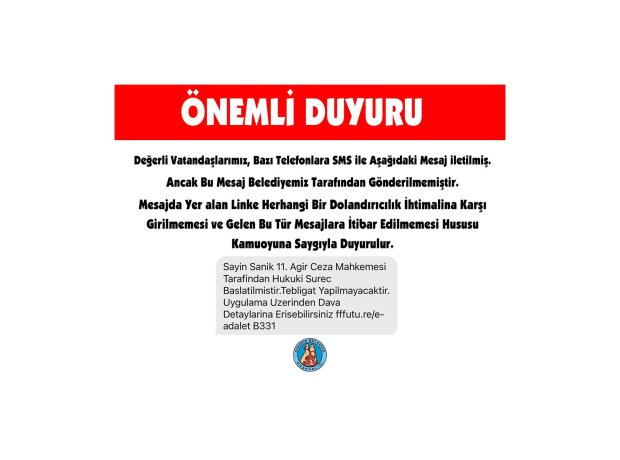 ÖNEMLİ DUYURU