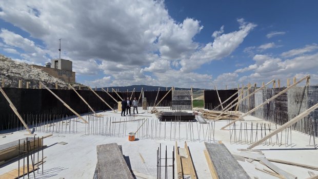 1800 TON KAPASİTELİ YENİ SU DEPOMUZUN İNŞAATI HIZLA DEVAM EDİYOR