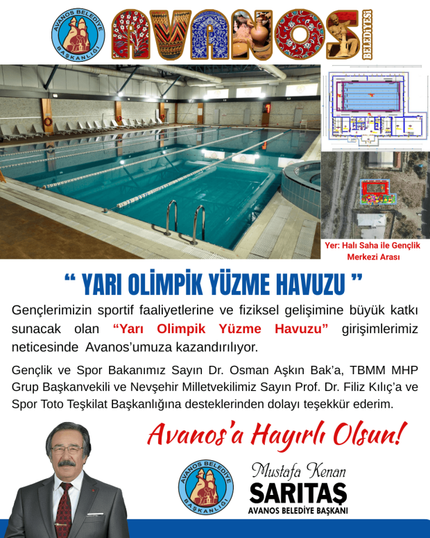 YARI OLİMPİK YÜZME HAVUZU