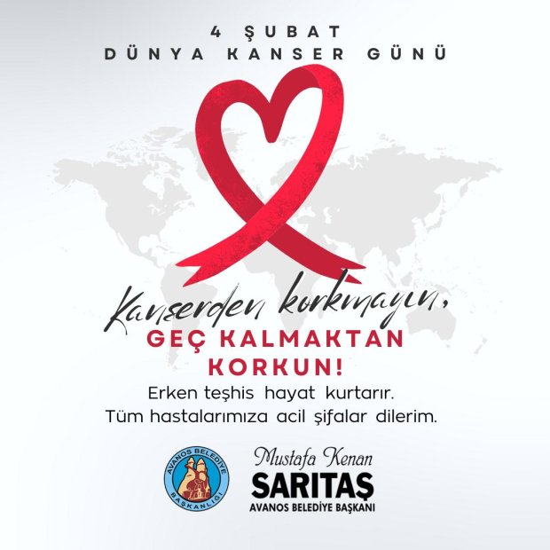 "4 Şubat Dünya Kanser Günü" Erken Teşhis Hayat Kurtarır